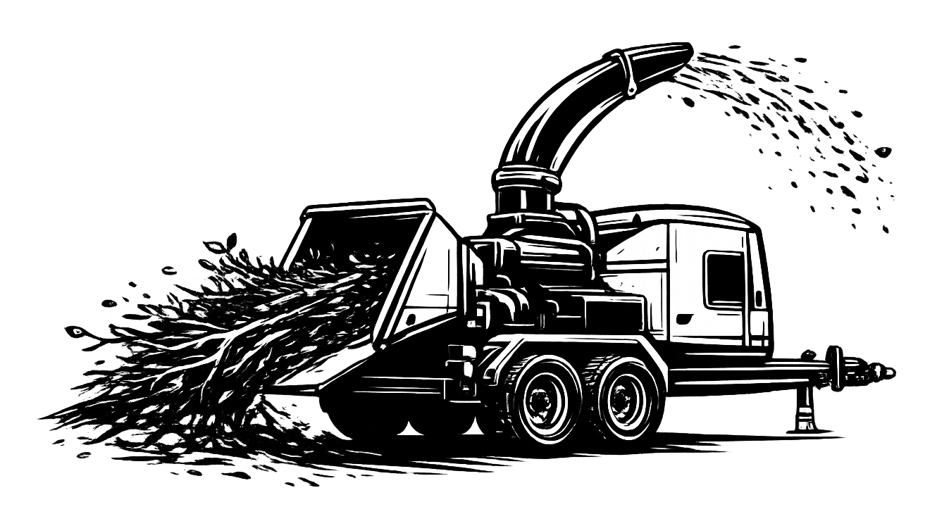 Häcksler Vermietung Für größere Gartenarbeiten oder Baumrückschnitte bieten wir leistungsstarke Häcksler zur Miete an.