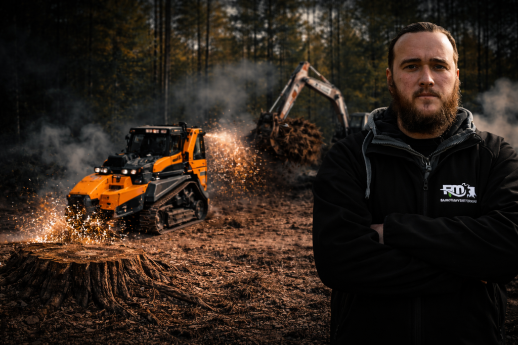 RM Baumstumpfentfernung ist Ihr zuverlässiger Partner für die fachgerechte Entfernung von Baumstümpfen und Wurzeln.